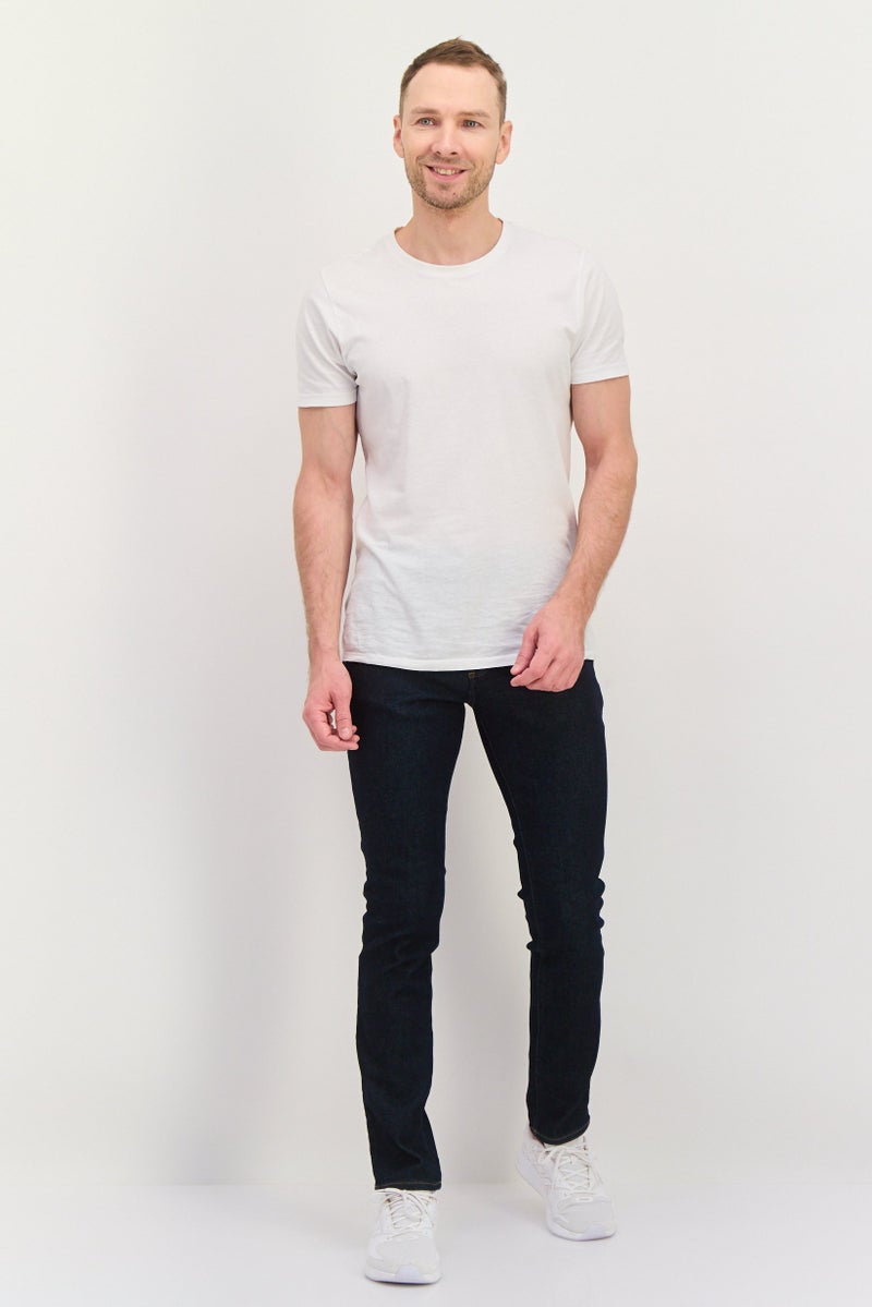 GAP Men Skinny Fit Solid Denim Jeans Navy - Image 2