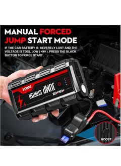 FEIKFEIZ Car Jump Starter 2000A Peak 16800mAh 12V Super Safe Jump Starter(Up to 8.0L Gas, 6.0L Diesel Engine), with USB Quick Charge 3.0  - Image 1