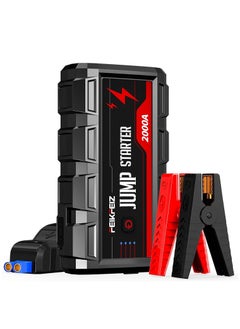 FEIKFEIZ Car Jump Starter 2000A Peak 16800mAh 12V Super Safe Jump Starter(Up to 8.0L Gas, 6.0L Diesel Engine), with USB Quick Charge 3.0  - Image 2