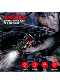 FEIKFEIZ Car Jump Starter 2000A Peak 16800mAh 12V Super Safe Jump Starter(Up to 8.0L Gas, 6.0L Diesel Engine), with USB Quick Charge 3.0  - Image 5