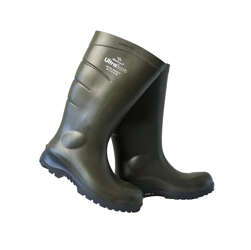 UltraSource mens Modern protective safety boots, Green, 13 US - Image 1