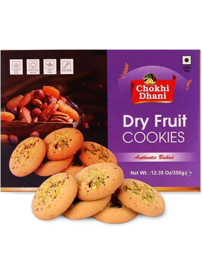 Chokhi Dhani Dry Fruit Cookies 350 gm - Image 1