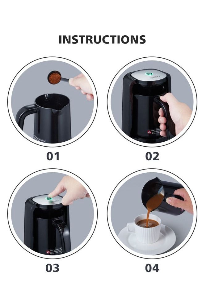 HiBREW HiBREW Electric Automatic Turkish Pot Ground Coffee Maker  - Image 5