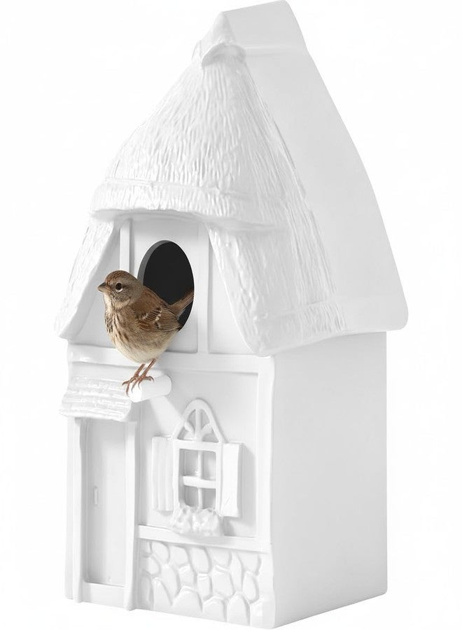 CEDAR ALPHA Water Proof Window View Bird House for Outside with 3 Powerful Hooks,Vinyl Birdhouse for Viewing Inside,10 Years Performance - Image 1