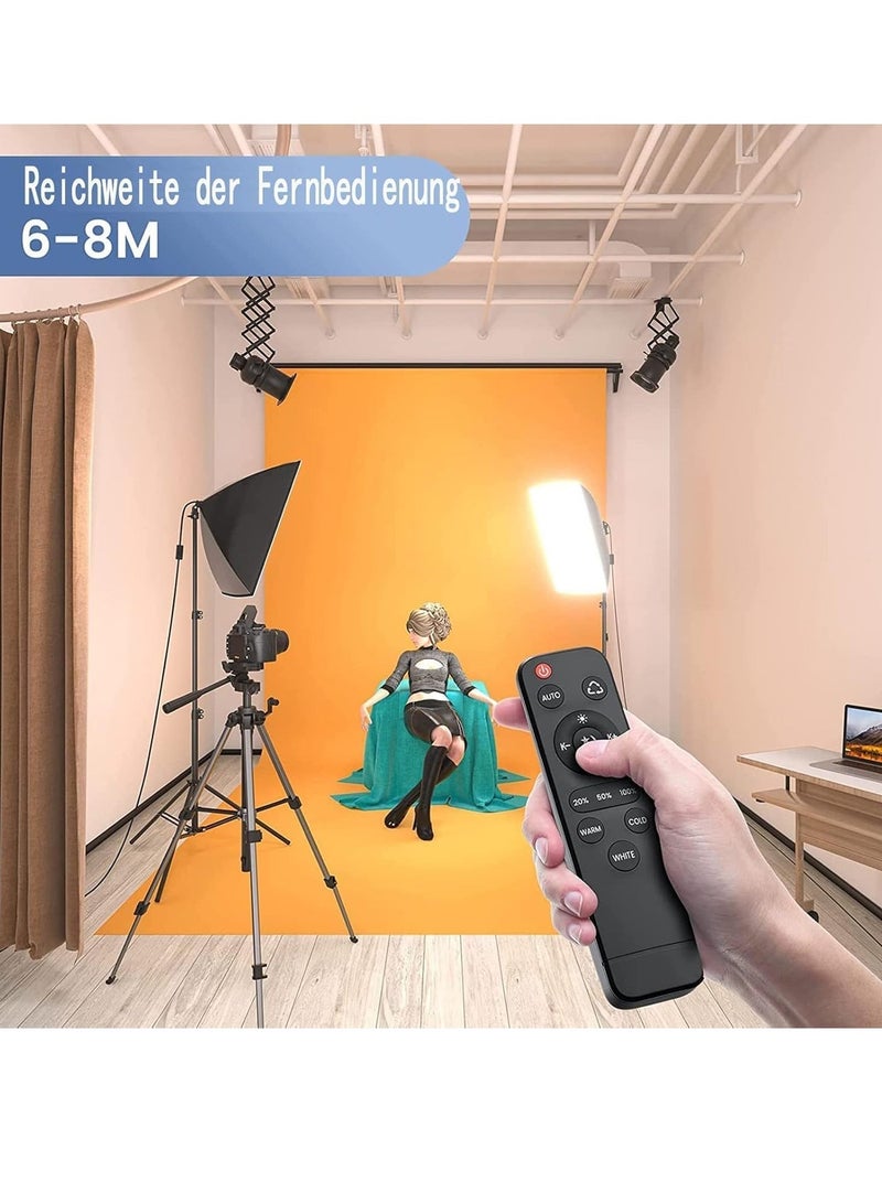 إكسريا Xria Softbox LED Light Kit 50×70cm, 85W Dimmable Bi-Color 3200K–6500K Studio Lighting with Remote & 2m Tripod for Photography, Video, YouTube, TikTok & Vlogging - Image 2