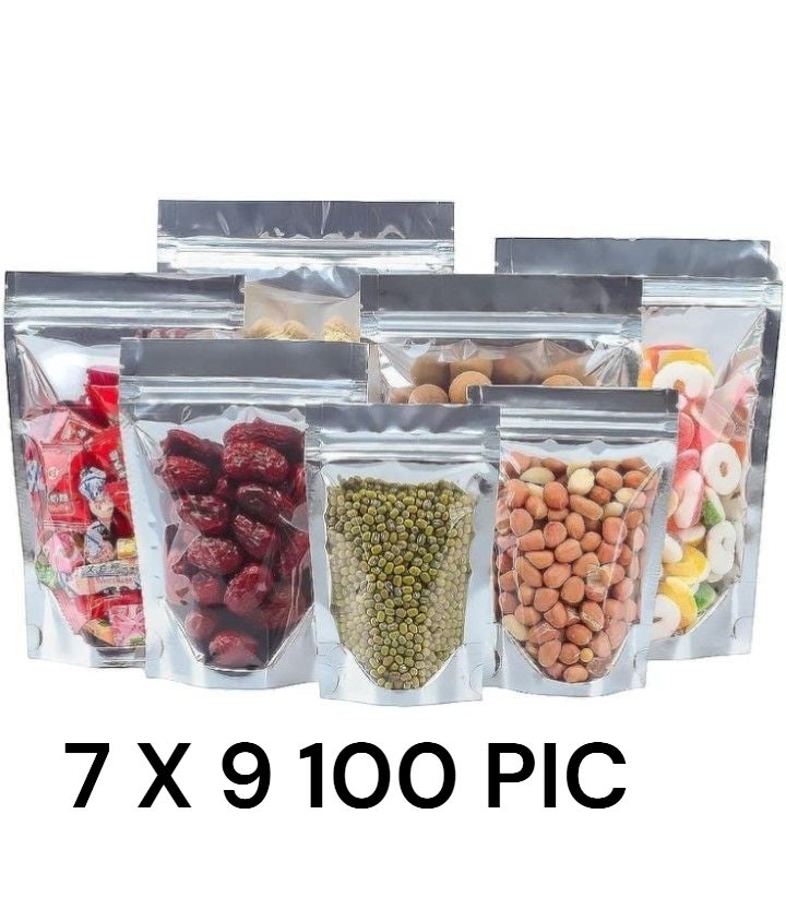 NAVNATH ENTERPRESS أكياس تخزين قابلة لإعادة الاستخدام 7 × 9 للطعام - Image 1