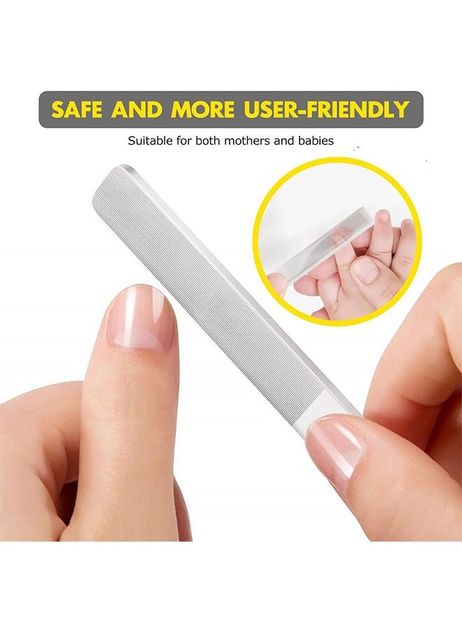 Ant 4 Piece Glass Nail Shiner Glass Nail File，Natural Nails Nano Nail Buffers Crystal Shine Polisher，Professional Double Sided Manicure Tools for Acrylic Nail Care  - Image 4