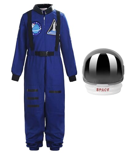 ReliBeauty kids girls boys Astronaut Costume with Space Helmet78130 - Image 1