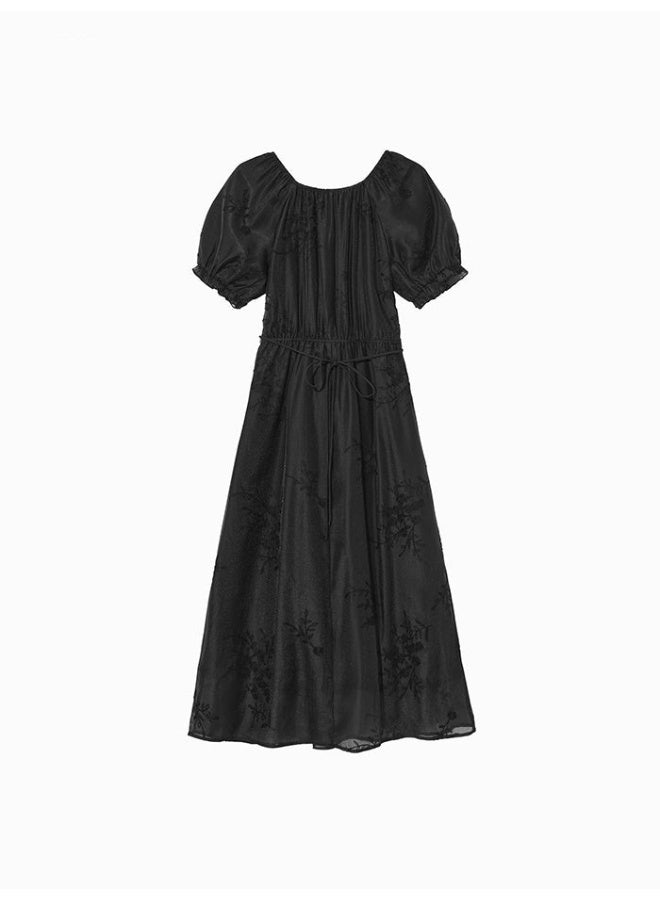 SEMIR Women's Dress With Tone On Tone Embroidery - Image 2