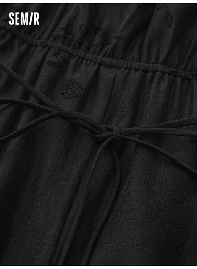 SEMIR Women's Dress With Tone On Tone Embroidery - Image 5