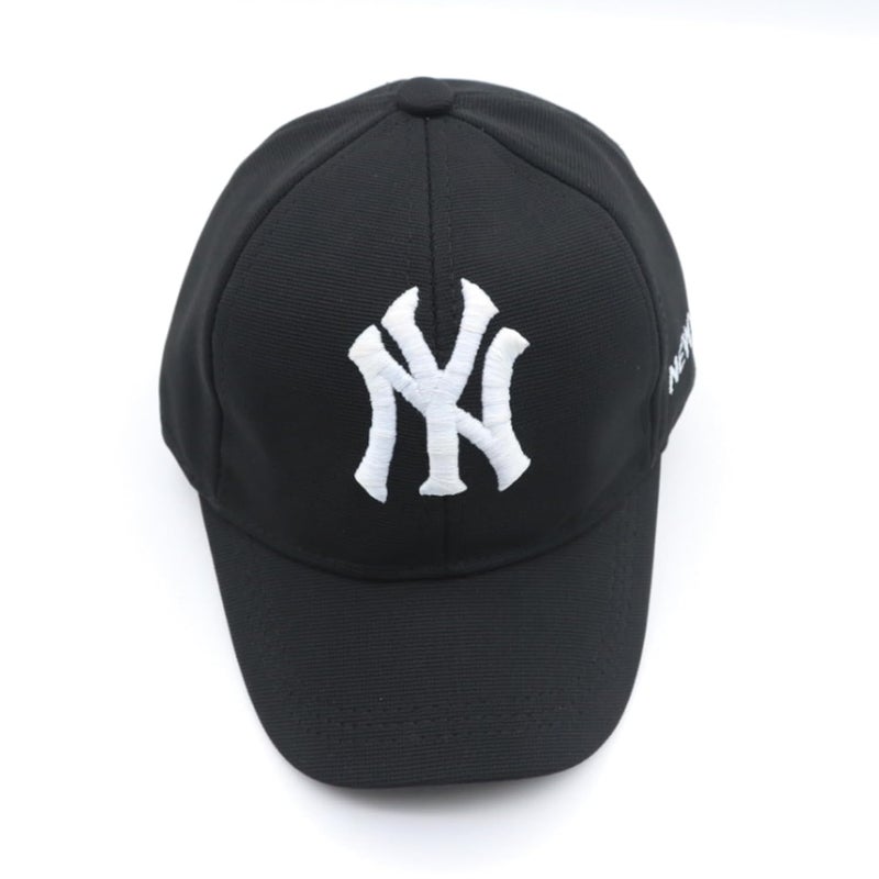 JAMONT NY Baseball Cap for Kids, Adjustable Black Cotton Summer Cap, Unisex Sports Cap - Image 5