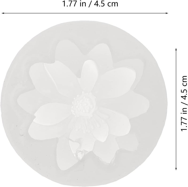 comfrt 3pcs Resin Molds Flower Silicone Casting Molds DIY Epoxy Mold Crystal Drop Mold Necklace Pendant Earrings Craft Jewelry Silicone Mold - Image 3