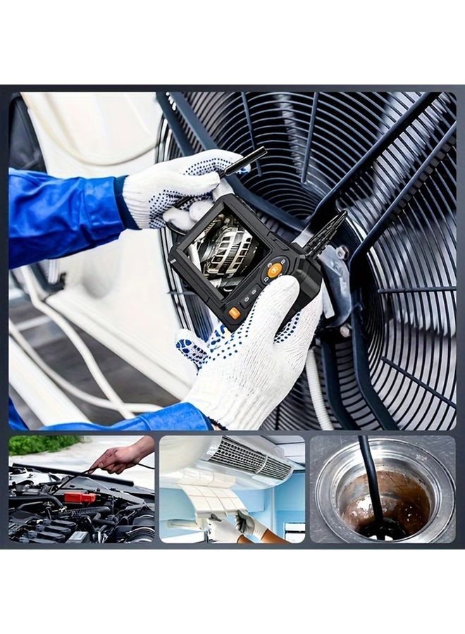 Inskam 4.3 Inch 1080P Industrial Endoscope 8mm Camera 8 LED Lights USB Power - Image 4