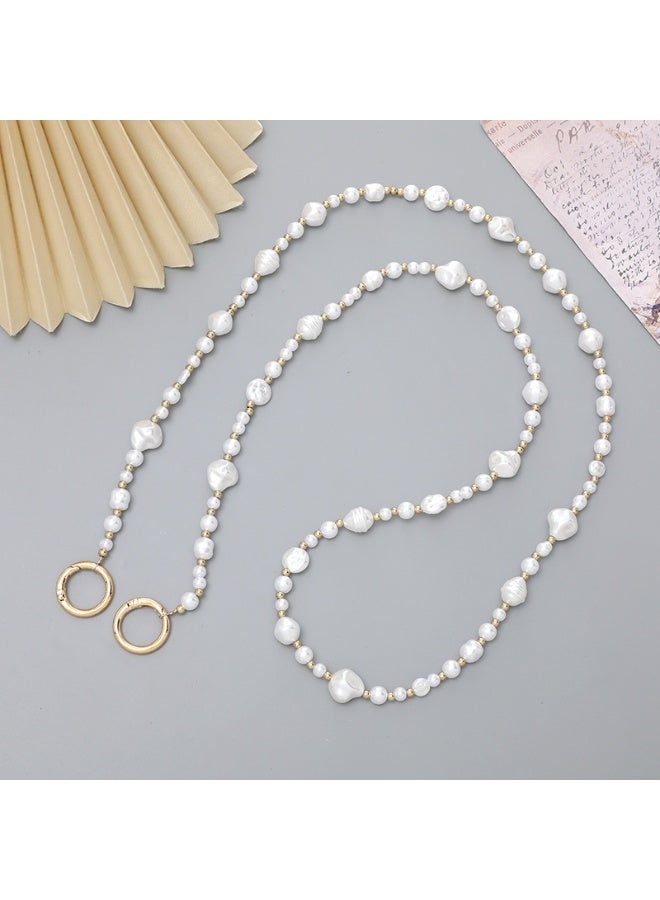 NIBEMINENT Beaded Phone Lanyard, Anti Lost Removable Wrist Strap,K2847 Colored Beads Bracelet Pendant, Phone Keychain Lanyard