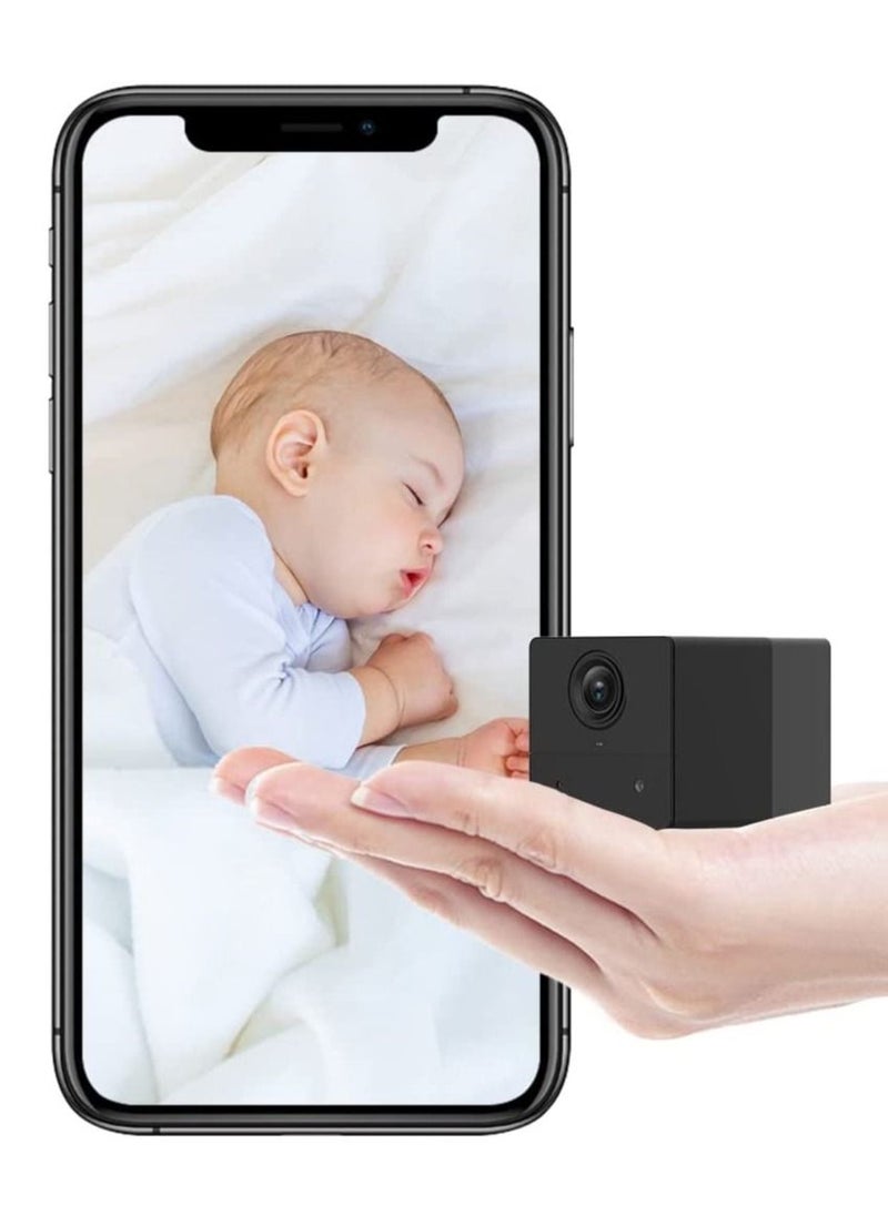Camera - Mini Wireless Indoor Security Camera 1080P Baby Monitor Night Vision Battery Powered Human Motion Detection Two Way Audio Magnetic Base Easy Installation Cloud SD card Storage BC14 - Image 1