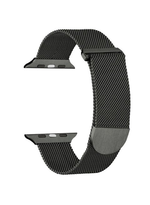 Replacement Strap For Apple Watch 2 38mm Milanese Metal Magnetic Watch Band Army Green