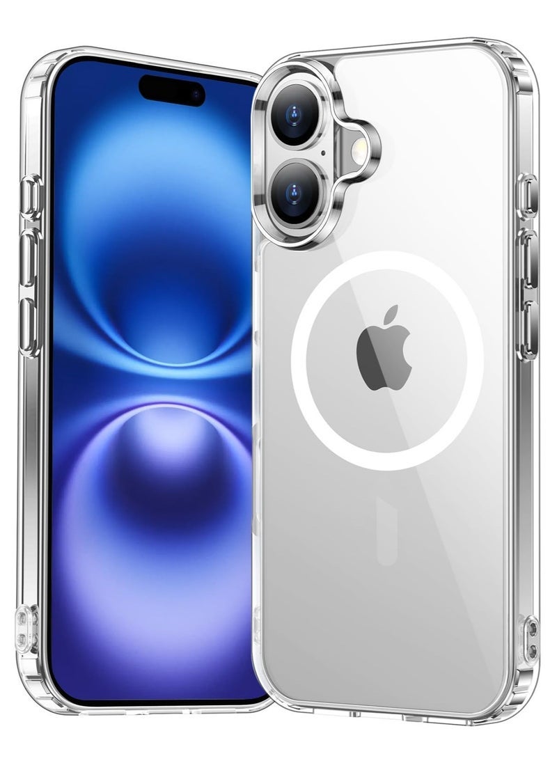 ELTRAZONE iPhone 16 Case Clear | Compatible with MagSafe | Shockproof Anti-Yellowing Slim Transparent Cover | Grade Drop Protection for iPhone 16 6.1 Inch | Durable Crystal Clear Hard Back Case with Soft Edge | Scratch-Resistant Lightweight Design - Image 1