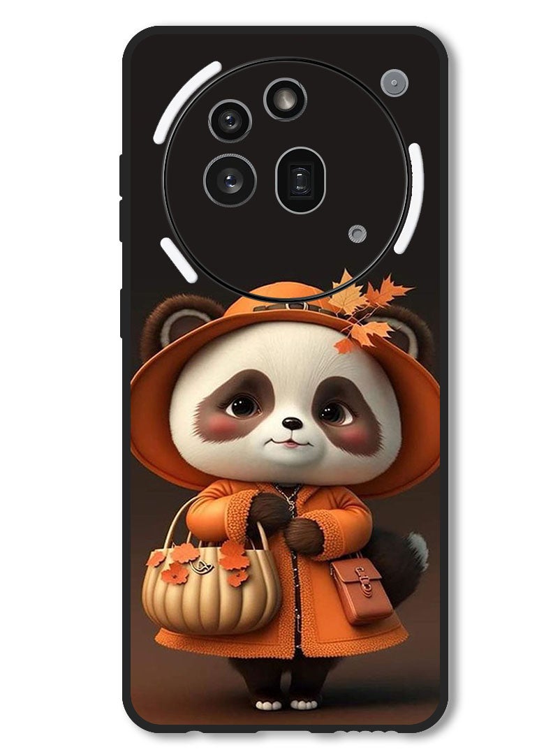 Theodor Case Compatible with Nothing Phone 3a Pro Protection Shockproof Bumper Cover Panda Lady - Image 1