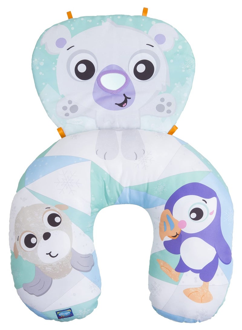 playgro Polar Pals Tummy Time Activity Pillow 0188232 - Image 1