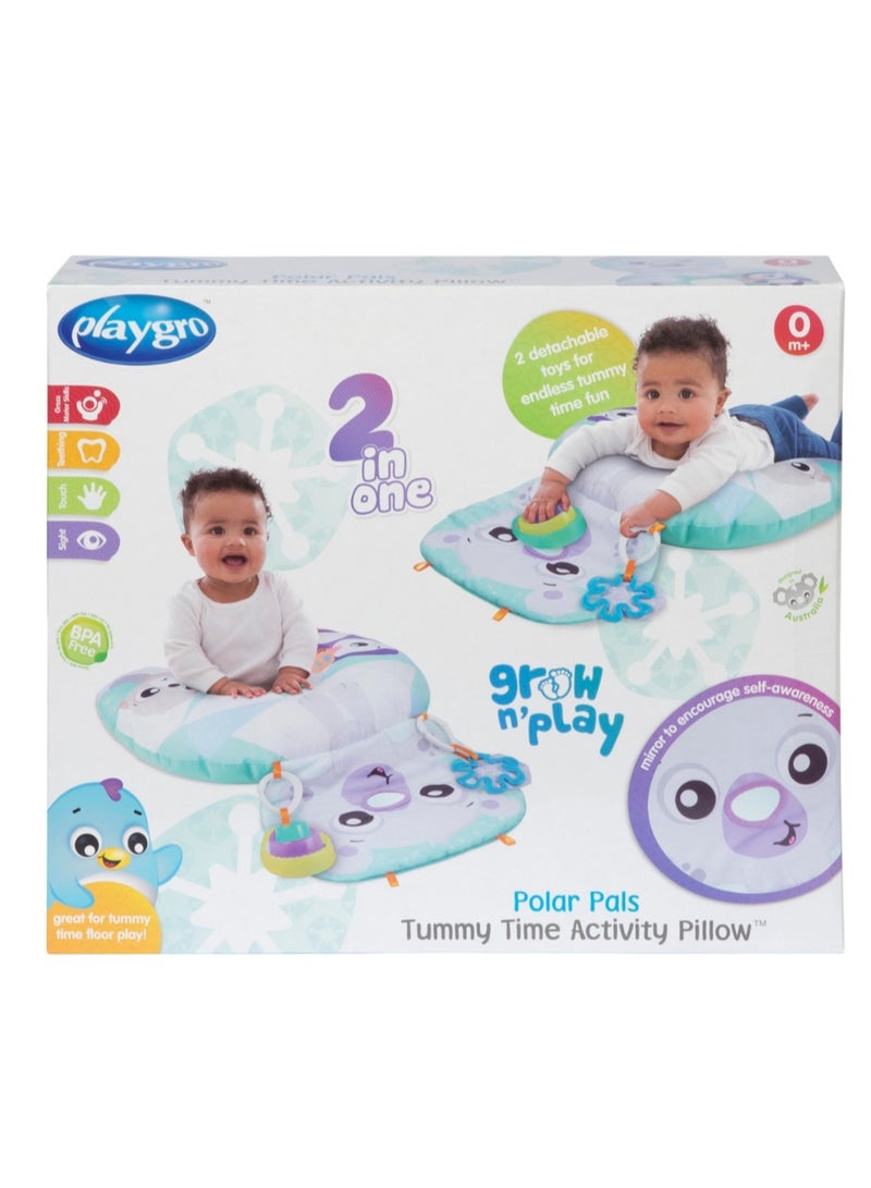 playgro Polar Pals Tummy Time Activity Pillow 0188232 - Image 5