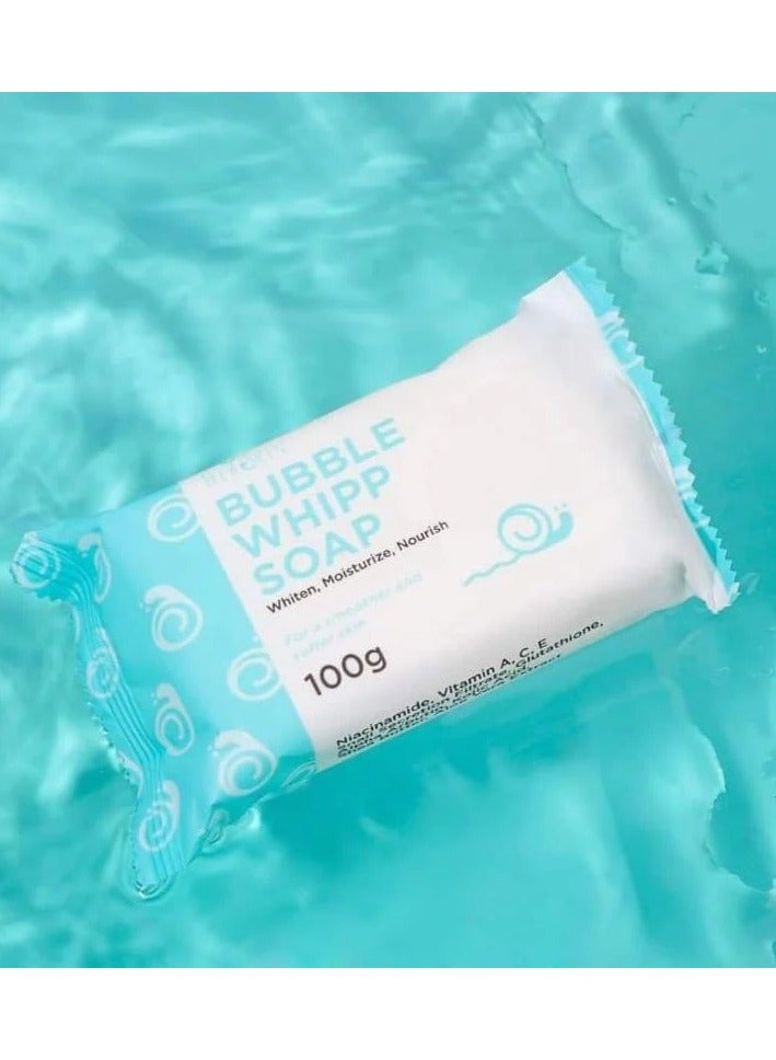 Her Skin Bubble Whipp Soap with Vitamins and Glutathione 100g