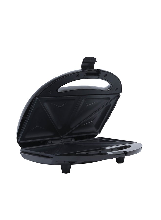 SONASHI 2 Slice Sandwich Maker with Non-Stick Plates | Overheat Protection, Power On/Off and Ready Indicator | Perfect for Breakfast 2 Slices 750 W SSM-884 Black/Silver - Image 3