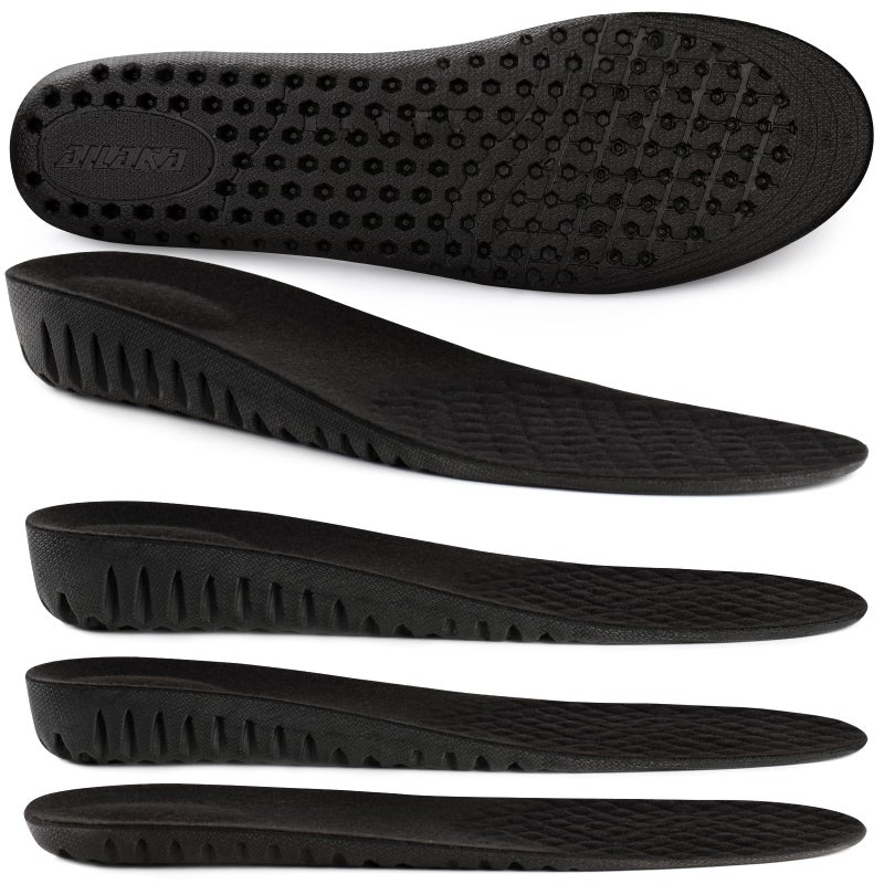 Ailaka Height Increase Insoles for Men Women Honeycomb Shock Absorbing Cushion Insoles Replacement Full Length Sports Shoe Height Inserts Height Elevation - Image 2