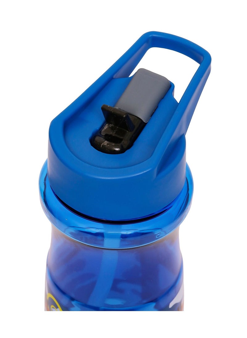 Eazy Kids Water Bottle 500ml With Straw - Blue  - Image 4