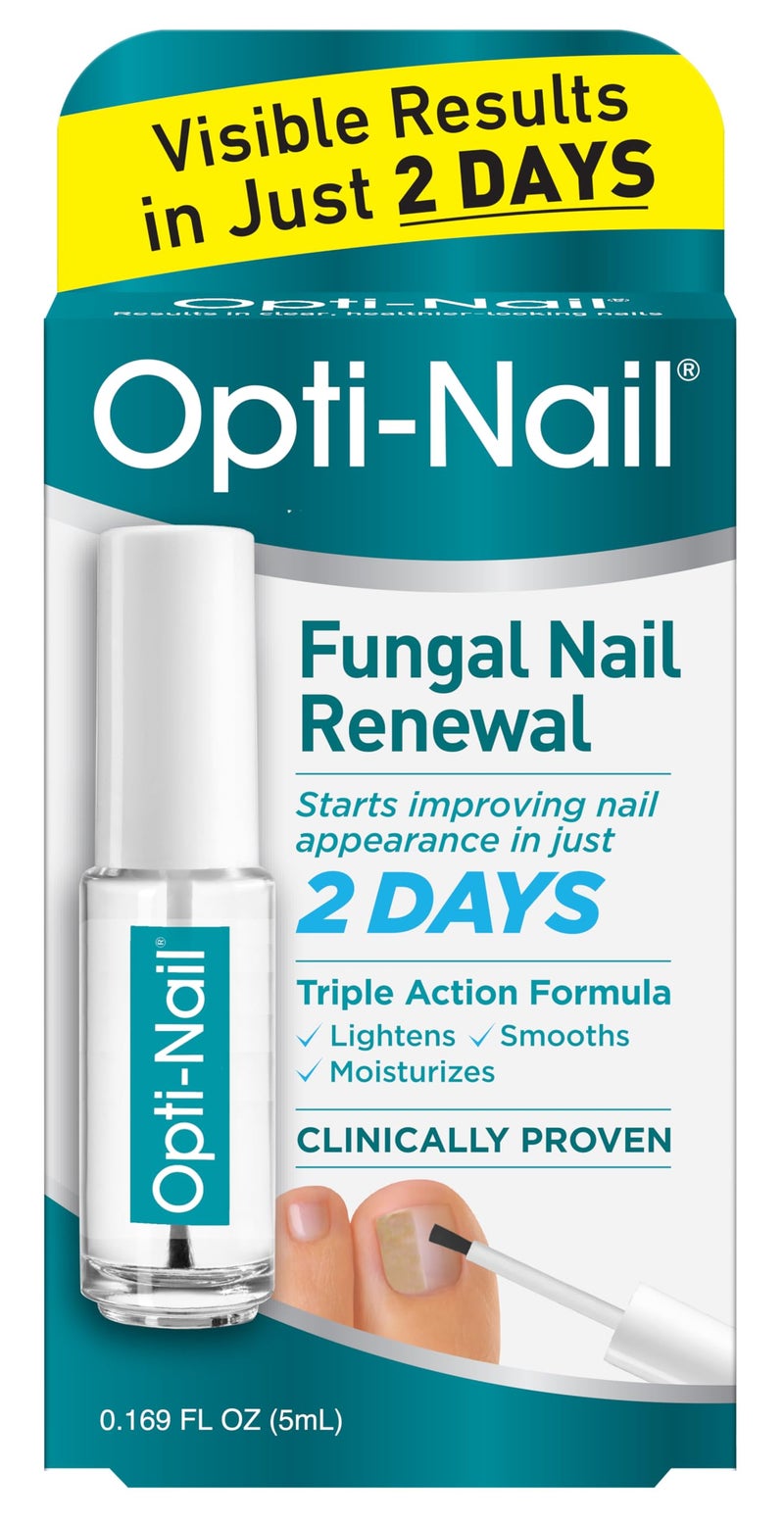 Opti-Nail أوبتي-نايل لإصلاح الأظافر الفطرية مع فرشاة التطبيق، يستعيد المظهر الصحي للأظافر المتغيرة اللون أو التالفة بسبب فطر الأظافر - Image 1