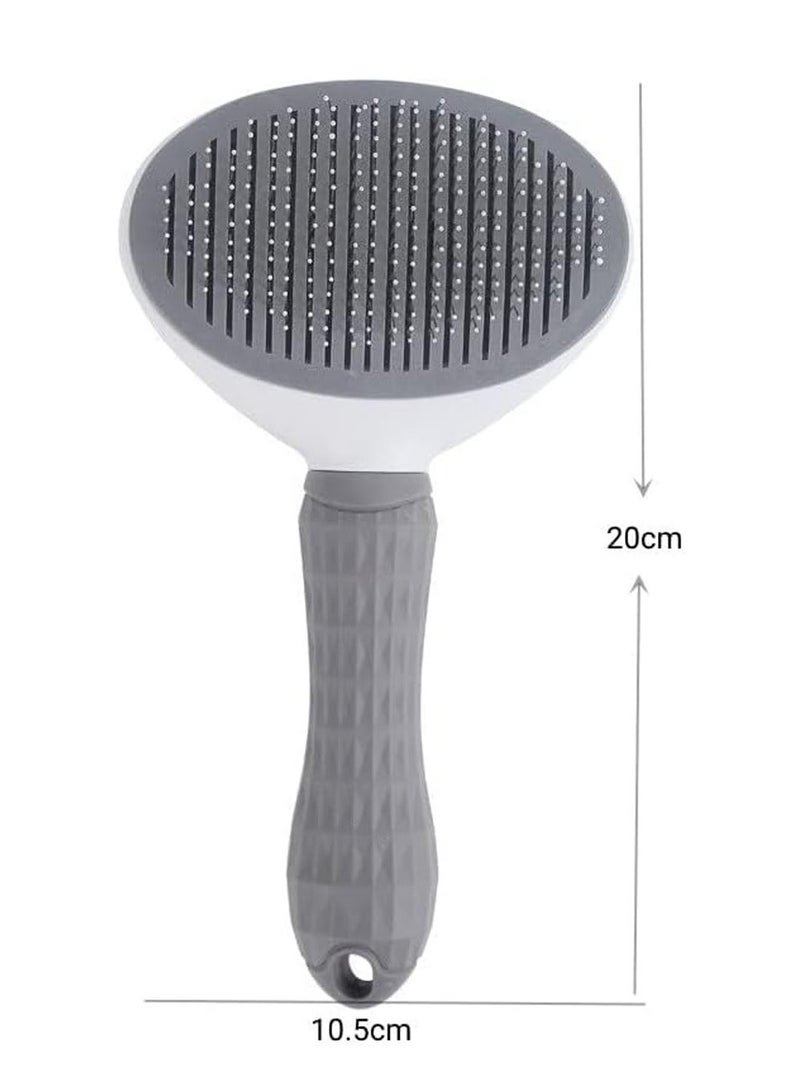 Pet Cat Brush for Shedding and Grooming, Dog Hair Removal Brush, Pet Groomer Shedding Grooming Tools Combs Rakes, Cats Brush for Short or Long Haired Removes Loose Hair & Tangles - Image 2