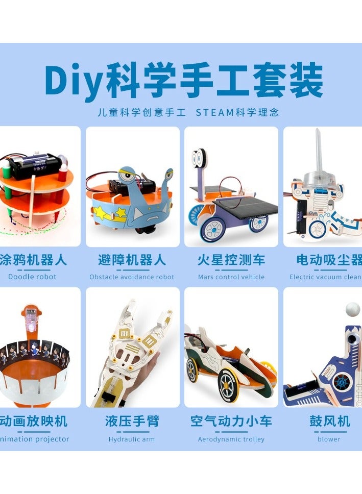UNIVERSAL Small handmade composite assembly intelligent induction robot experimental set science and education children's toys - Image 4