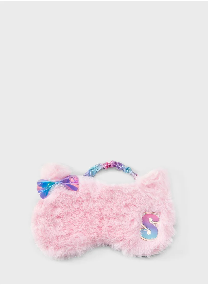 Claires Pink Initial S Sleeping Masks