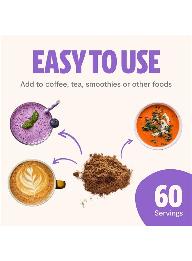 FreshCap Mushrooms FreshCap Lions Mane Supplement Powder 14,000mg - Lions Mane Mushroom, Lions Mane Extract, Lion's Mane Mushroom, Mushroom Supplement for Focus & Memory, Organic Lions Mane Powder (60 Servings) - Image 5