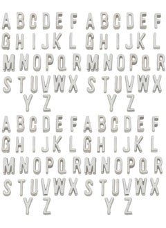 YYaaloa Az 26 Alphabet Letter Bracelet Charms (4 Set 104Pcs) Diy Charms Pendant For Diy Crafting Bracelet Necklace Earring Jewelry Making Accessory  - Image 1