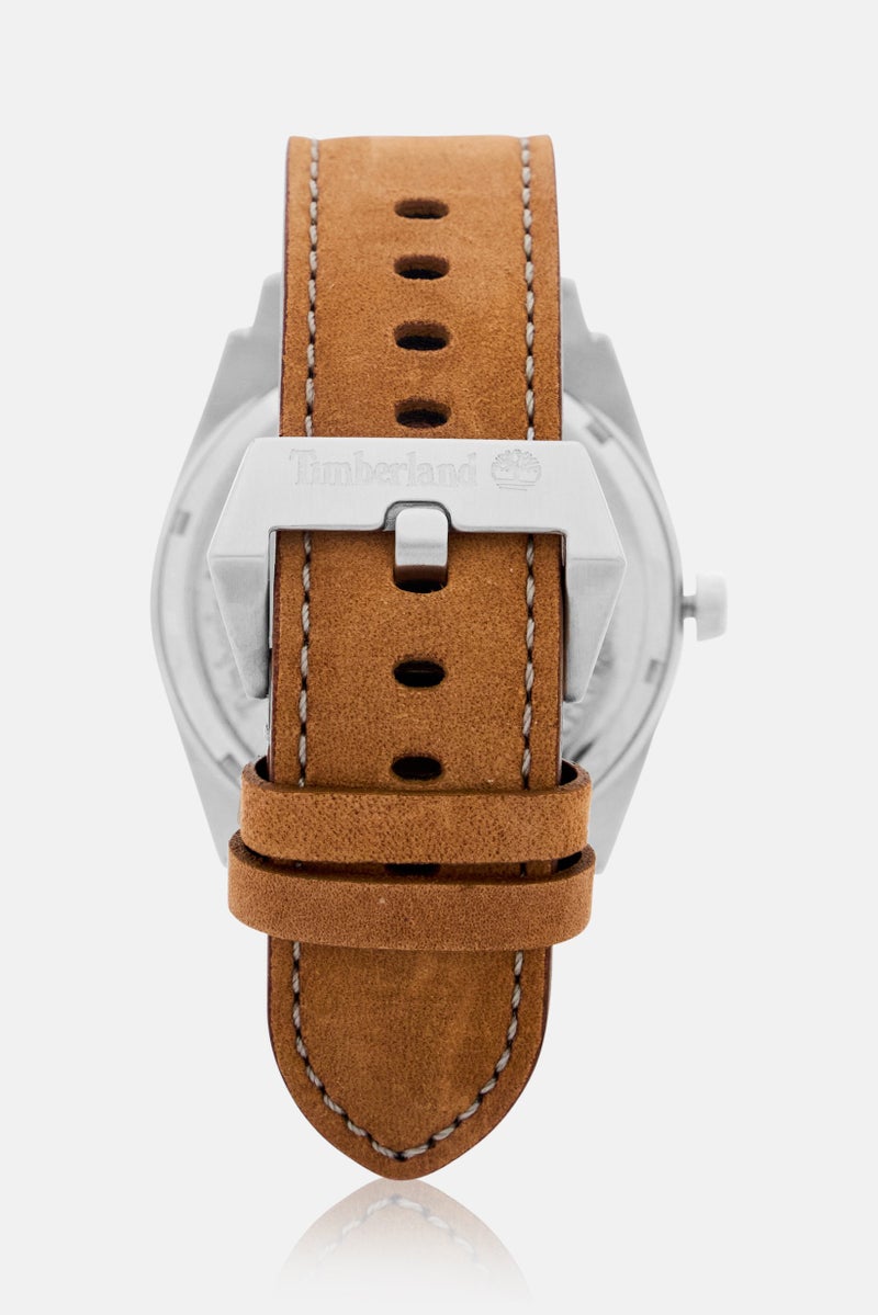 Timberland Men T TBL13330XS-02 Leather Analog Watch 45 mm, Brown  - Image 5