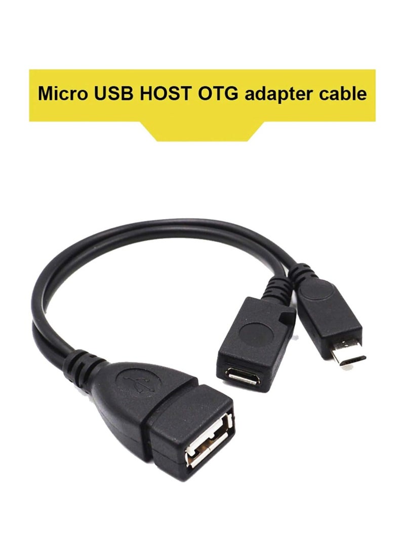 بيعتكلها يدعم منفذ Micro USB OTG مع طاقة Micro USB، وهو متوافق مع هواتف وأجهزة سامسونج جالاكسي، إل جي، أجهزة التلفزيون الذكية، وأجهزة HTC التي تعمل بنظام أندرويد. - Image 2