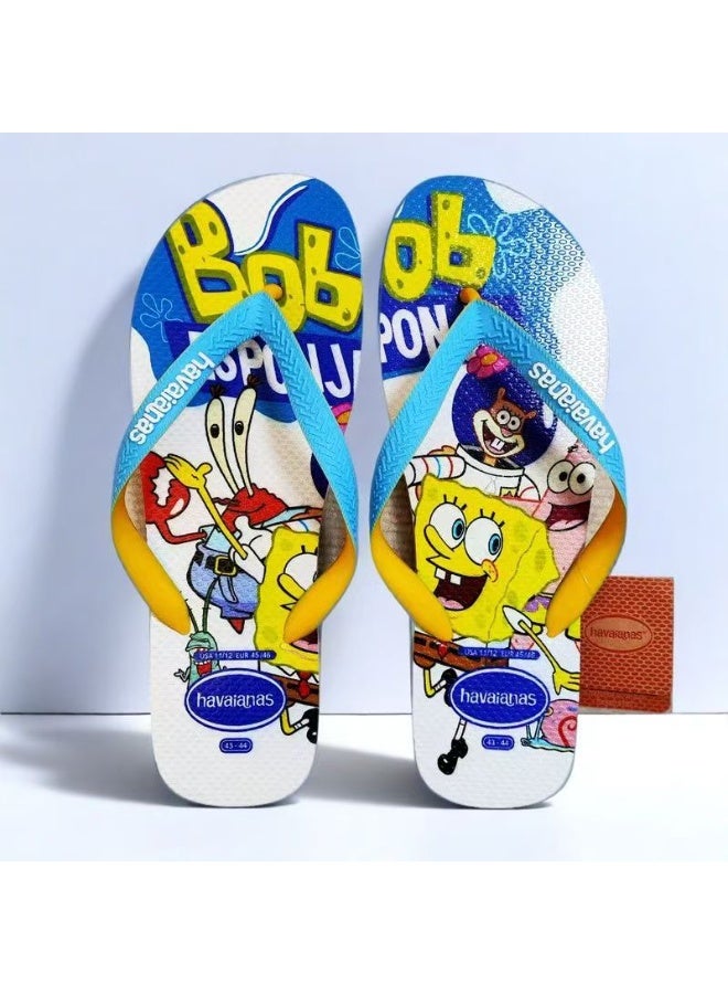 spongebob flip flops adults