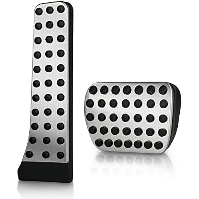 Brake Foot Pedals Pads Pedals Coves for Mercedes-Benz C E S GLC GLE GLK SLK CLS SL Class W204 W205 W213 X253 W167,Car Pedals Accessories(A Set of 2) - Image 1