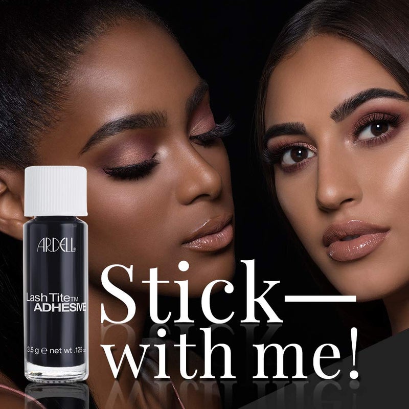 ARDELL لاصق أارديل لاش تايت داكن للرموش الصناعية الفردية، يثبت رموش العيون الاصطناعية لأسابيع، 0.125 أونصة، عبوتين - Image 3