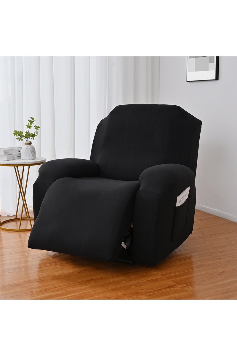 The elastic milk silk sofa cover split sofa recliner cover is easy to disassemble and clean and daily maintenance is super worry-free - Image 1