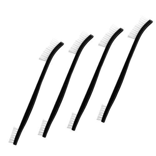 Mcduyant 4 Pcs Small Cleaning Brushes Double-Ended Detail Cleaning Brush Nylon Brushes for Cleaning Jewelry Cleaning Brush (4) - Image 1