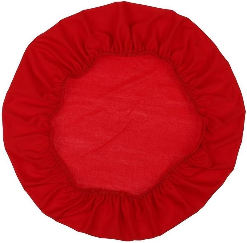 Stretch Spandex Chair Cover Removable Seat Protector Red for Wedding Banquet Office - Image 1