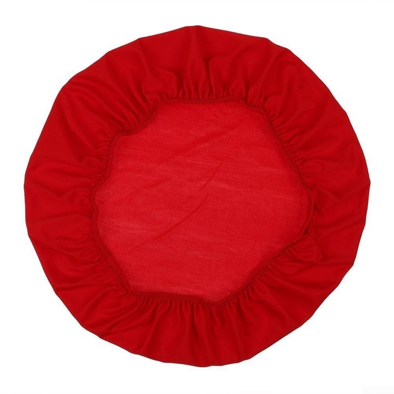 Stretch Spandex Chair Cover Removable Seat Protector Red for Wedding Banquet Office - Image 2