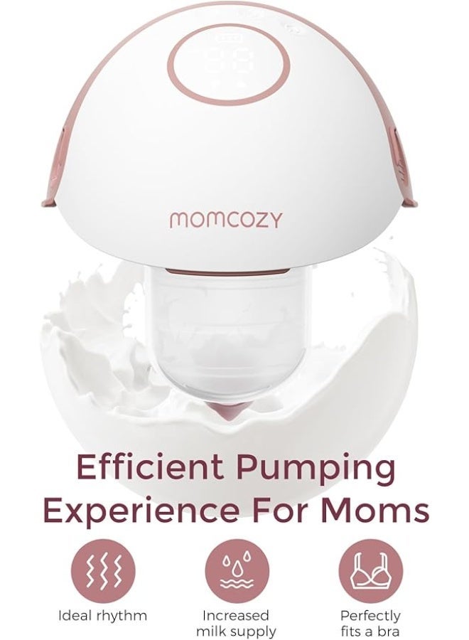 Momcozy Breast Pump Hands Free Mobile Style 1 Pack Cozy Purple - Image 4