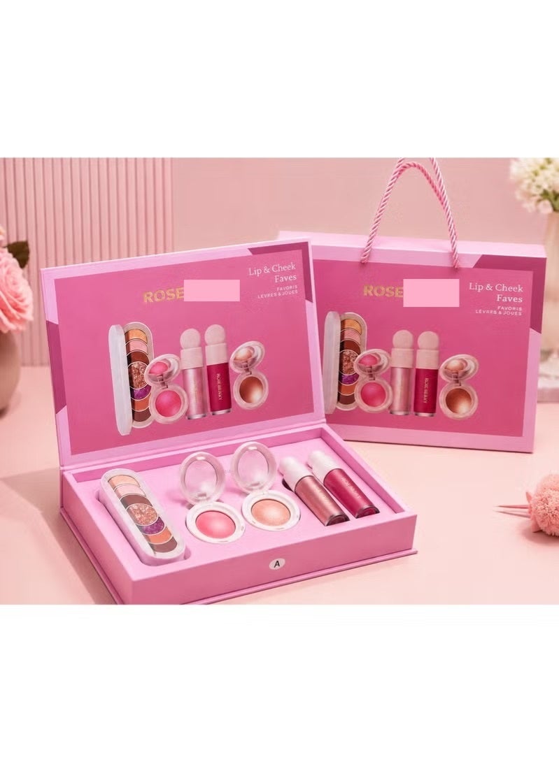 Rose Misk Lip & Cheek Set Set 5×1 - A - Image 1