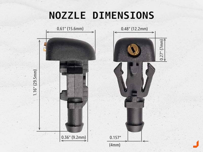 Click&Fit Windshield Washer Spray Nozzles for Ford & Mercury - Image 5