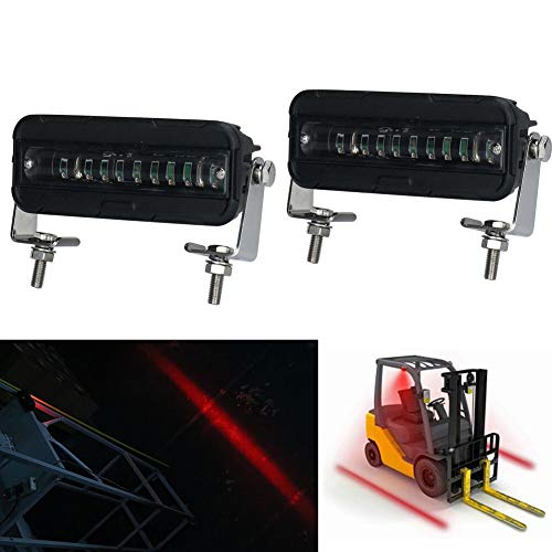 MOVOTOR Forklift Safety Light LED Red Zone Warehouse Pedestrian Warning Light 12v-60v DC Truck Security Indicator Spotlight - Image 1