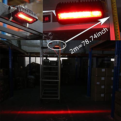 MOVOTOR Forklift Safety Light LED Red Zone Warehouse Pedestrian Warning Light 12v-60v DC Truck Security Indicator Spotlight - Image 2