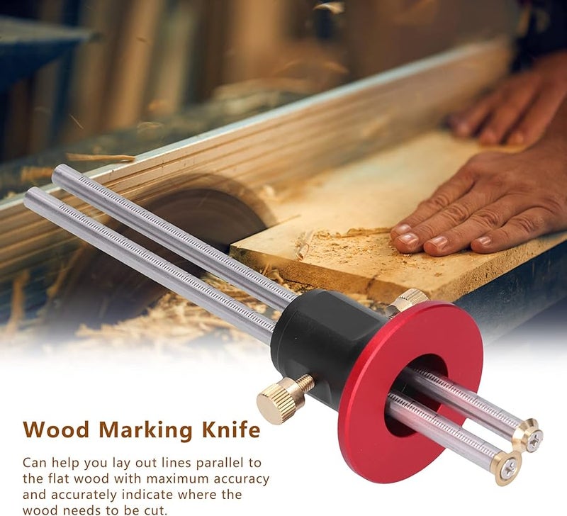 Brass Woodworking Marking Gauge Tool for Metal Wood and Ceramic Fine Line Cutting - Image 4