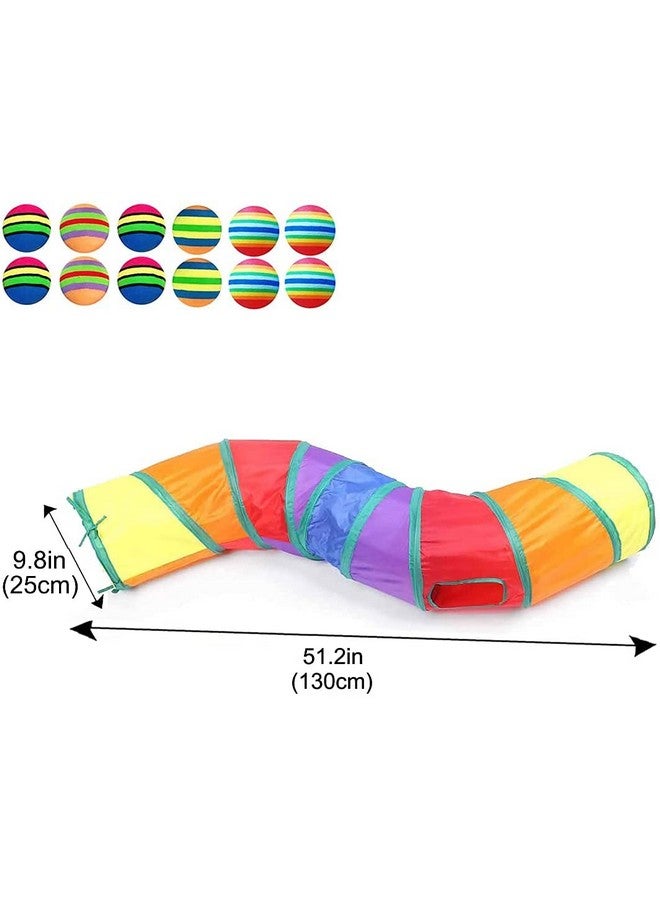 Qpets® Cat Toys Cat Tunnel Pet Tube Collapsible Play Toy Indoor Outdoor Kitty Puppy Toys for Puzzle Exercising Hiding Training Toy (2 Way) - Image 3